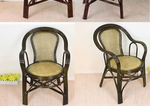 真藤椅三件套陽臺(tái)桌椅小茶幾休閑家用客廳組合簡約單人靠背藤椅子