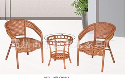 【藤椅廠家 批發(fā)酒店家具 廠家批發(fā)藤椅三件套 休閑戶(hù)外家具】?jī)r(jià)格_廠家_圖片 -