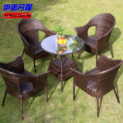 簡約現代 休閑戶外藤椅 手工藤編 家具組合桌椅 花園藤桌椅 批發